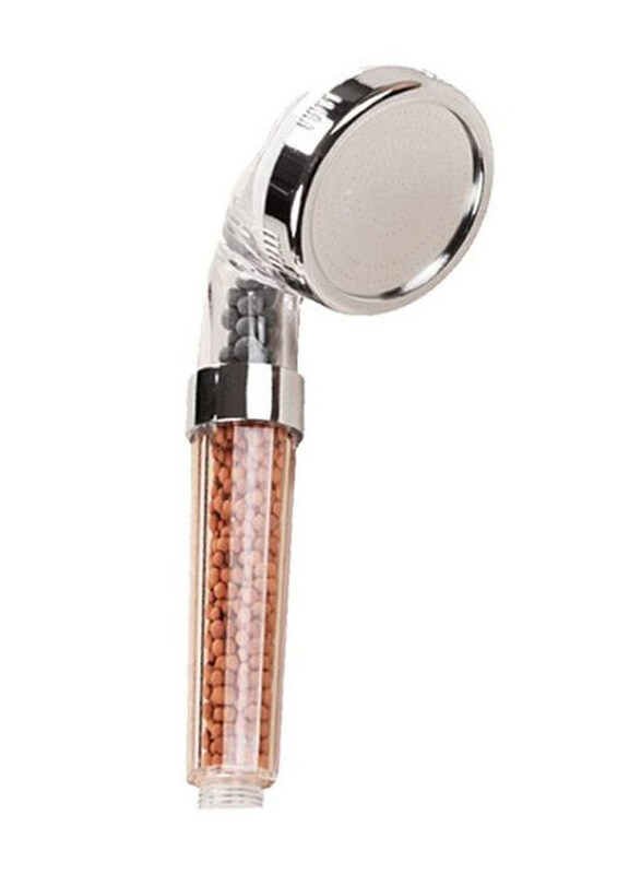 

Generic 4-in-1 Shower Head Filter, Large, Silver/Brown