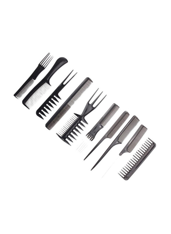 

Generic Professional Hairdressing Comb Set for All Hair Types, 10 Pieces