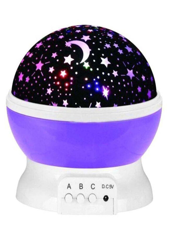

Beauenty LED Rotation Night Projection Lamp, Multicolour
