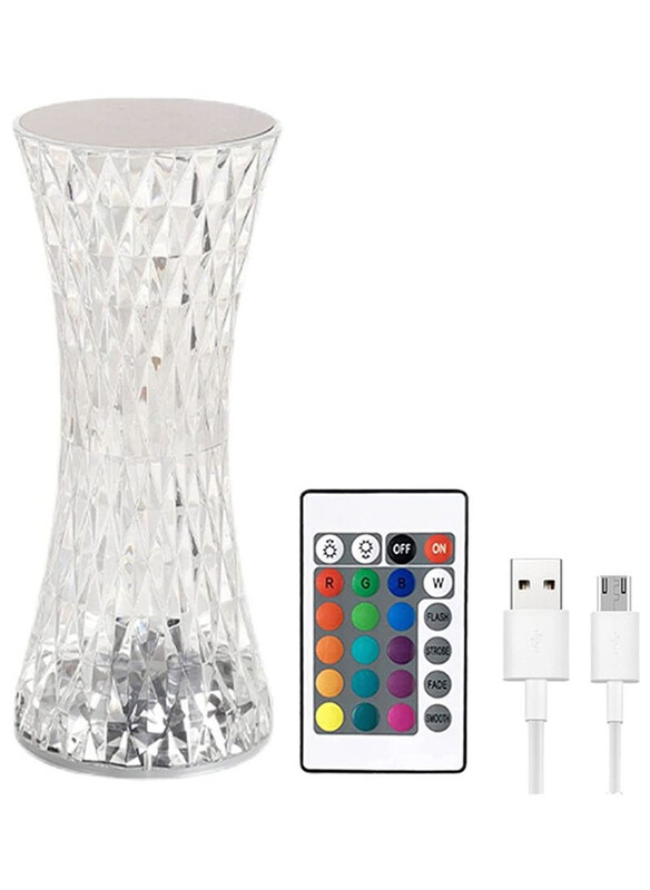 

DubaiGallery Crystal Air Humidifier Touch Night Light, Multicolour