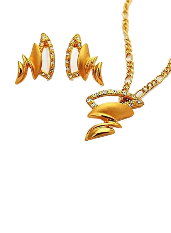 

U7 Unique Golden Jewellery Set, Gold