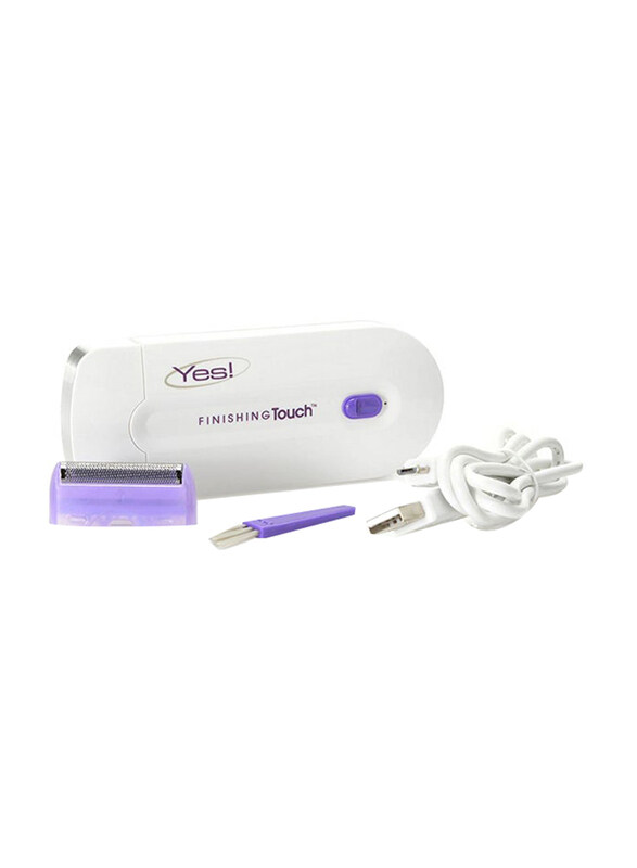 

Yes! Painless Body Hair Remover Trimmer, White/Purple, One Size