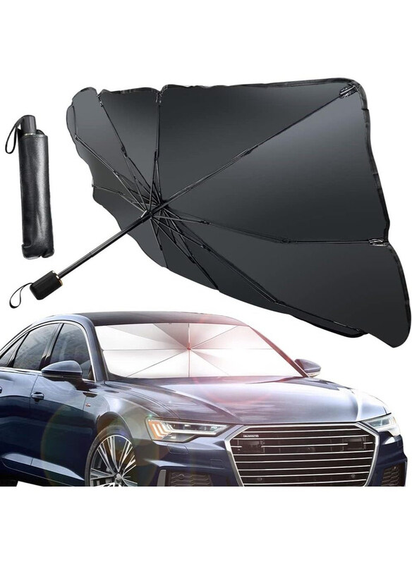 

DubaiGallery Car Foldable Windshield Umbrella for Sunshade Protection, Black