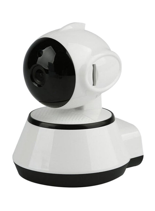 

Generic Smart Wireless Wi-fi Motion Detector 720P Surveillance Camera, D1188041411, White/Black