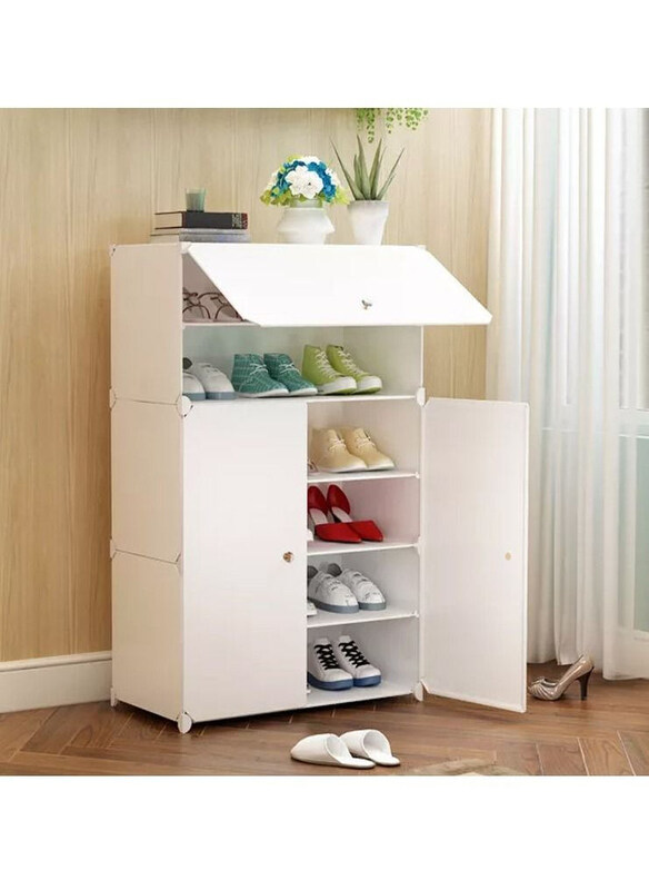 

DubaiGallery Shoe Rack Cupboard, White