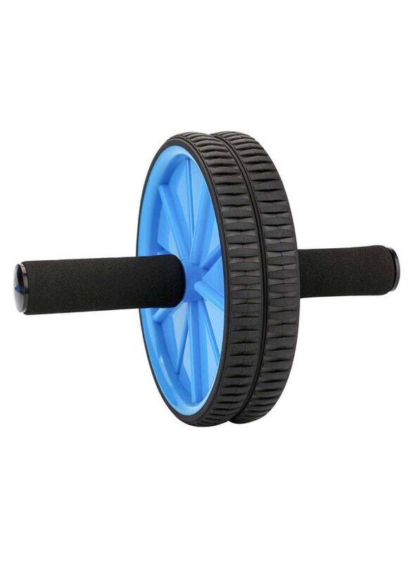 

Generic Dual Exercise Abdomen Wheel Trainer, 7cm, Blue/Black