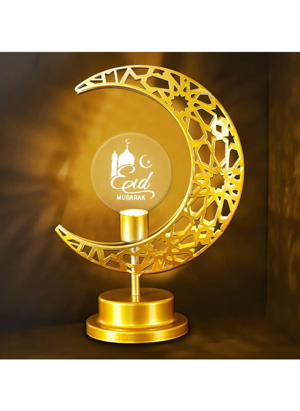 

DubaiGallery Moon And Star LED Decorative Lamp Night Light, Gold