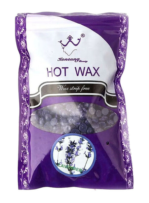 

Konsung Beauty No Strip Milk Depilatory Pearl Hair Removal Hot Lavender Wax Beans, 100g
