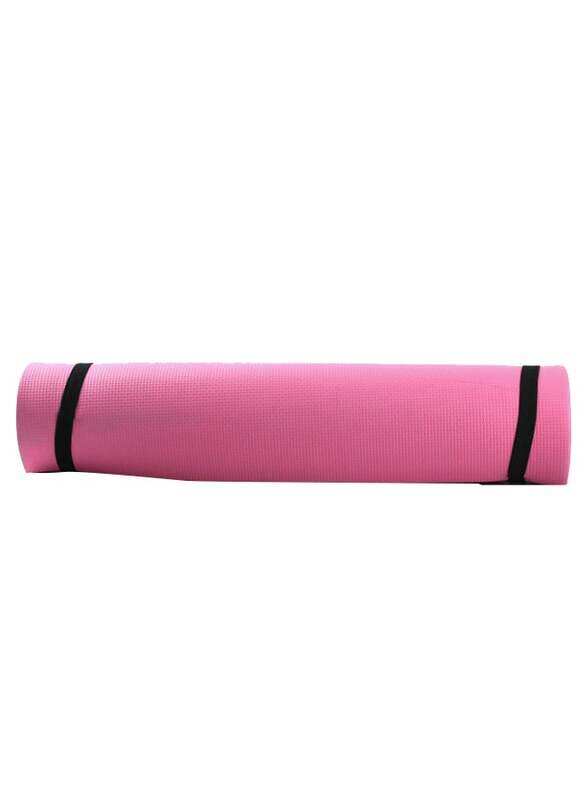 

Generic Non-Slip Yoga Mat with Carrying Strap, 68 x 24 inch, Pink