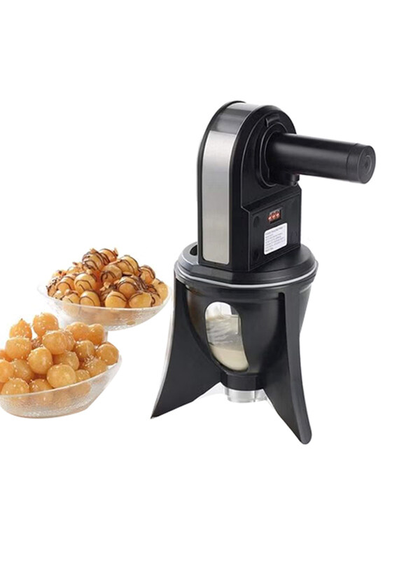 

Dubai Gallery Electrical Automatic Sweet Dumpling Luqaimat Maker Machine, SJ0820, Black