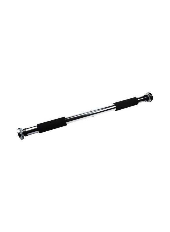 

Generic Door Pull Up Bar, Silver/Black