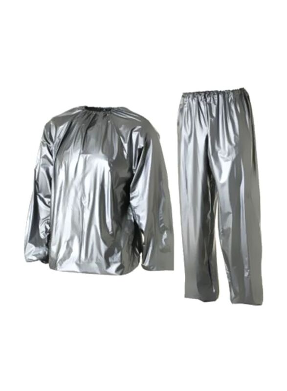 Beauty Star Sauna Suit Set, XXXL, Silver