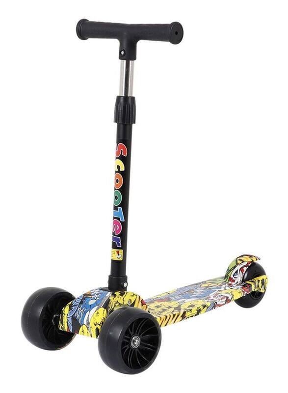 

Generic Ride-On Toy for Kids with Smooth Led Light Up Wheels & Adjustable Height, Ages 3+, Multicolour