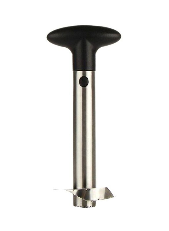 

Generic 3-in-1 Pineapple Corer, Silver/Black