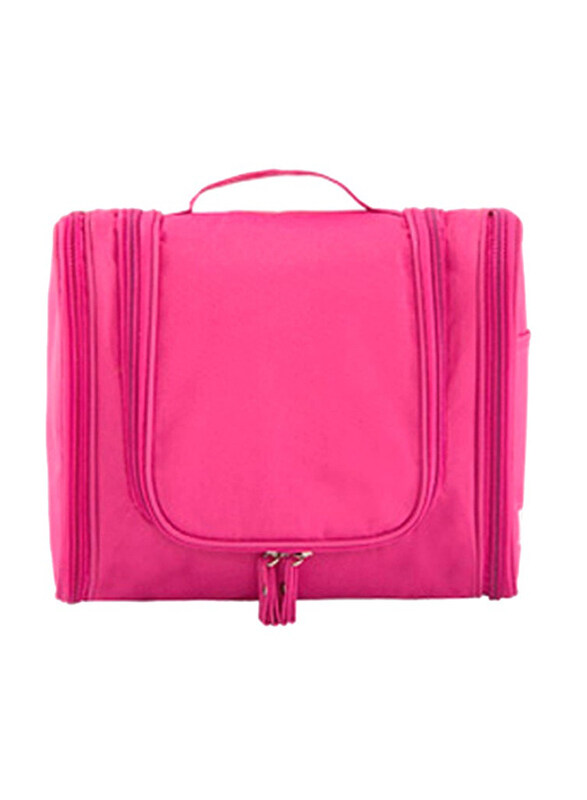 

Generic Portable Hanging Cosmetic Organizer Bag, Pink