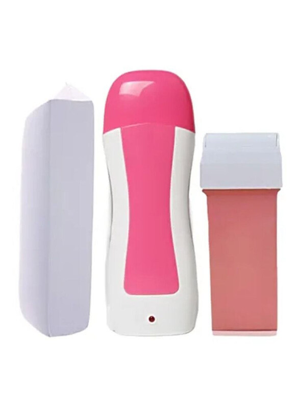 

DubaiGallery Depilatory Wax Melting Machine and Paper Set, White/Pink, One Size