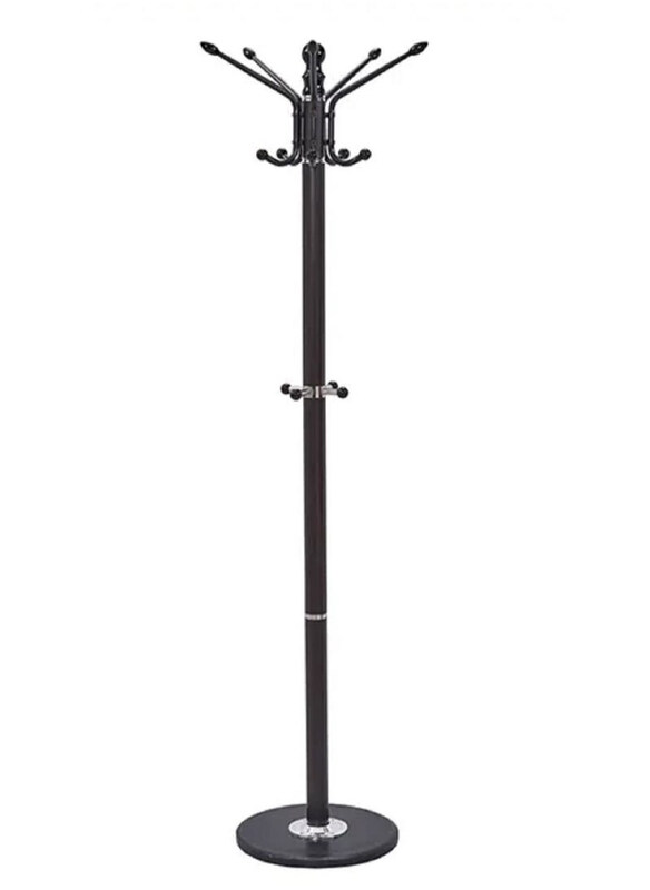 

DubaiGallery Free Standing Clothes Metal Stand Heavy Coat Rack, Black
