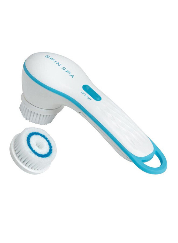 

Spin Spa Cleansing Facial Brush, White/Blue