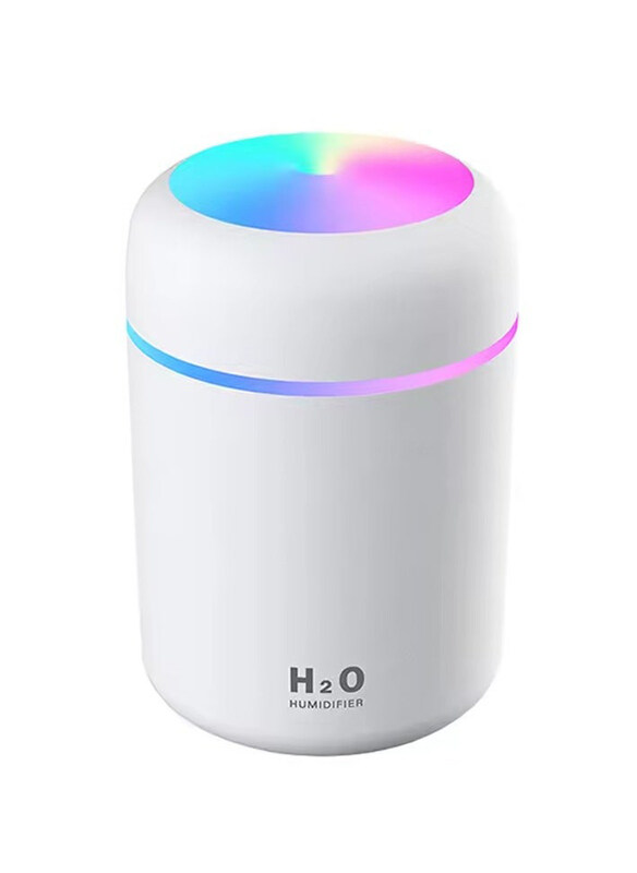 

H2O Portable Mini USB Air Humidifier with Cool Mist, White