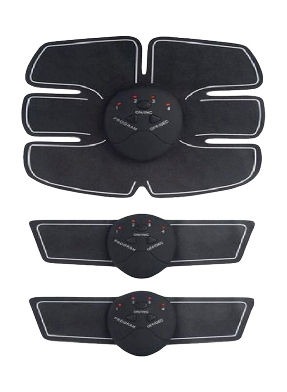 

Generic Toner Charmener EMS Fitness Belt, 3 Piece, Black