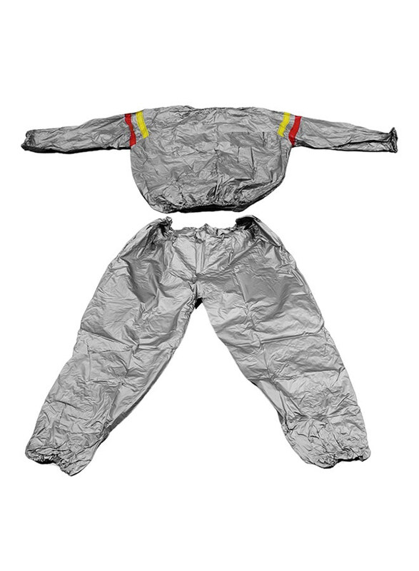 

Generic Fat Quickly Sauna Suit, Medium, Silver