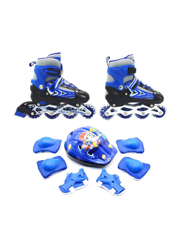 

Generic Sport Wheel Skate Roller Shoes, One Size, Blue