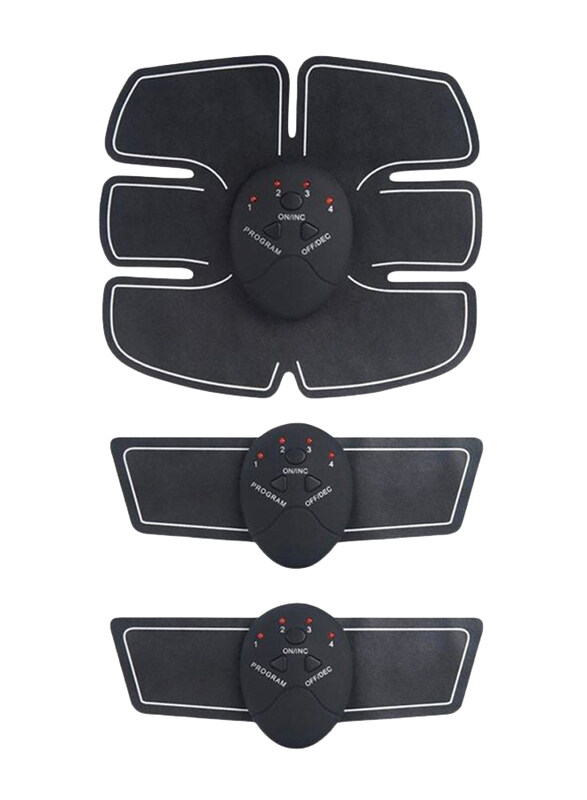 

Generic Wireless Muscle Stimulator Massager Set, 3 Piece, Black