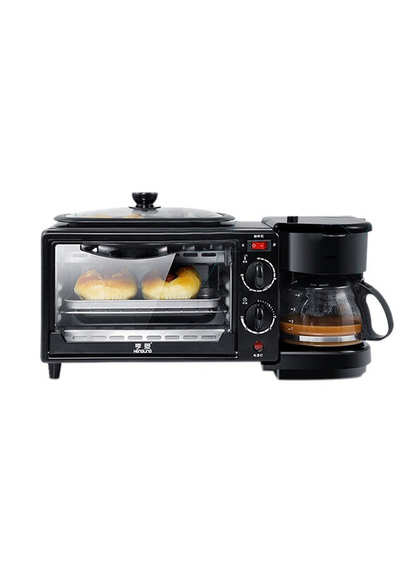 

Generic 3-In-1 Breakfast Maker, Black