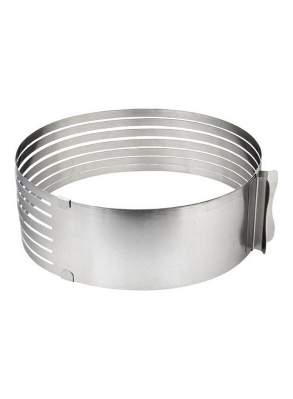 

Generic Stainless Steel Cake Cutter Slicer, Silver