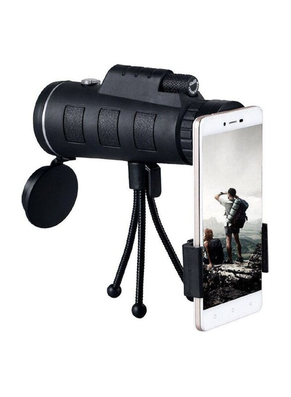 

Generic Shimmer lll Outdoor Hiking Portable Monocular Telescope, Black