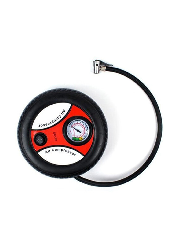 

Generic Air Compressor Tyre Inflator Pump, Black
