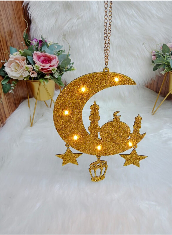 

DubaiGallery Half Moon Decorative Wall Decor, Brown