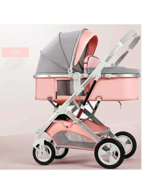 

DubaiGallery 3-in-1 Lightweight Compact Folding Stroller, Pink
