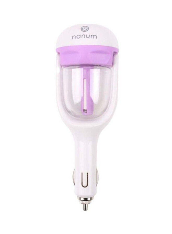 

Generic Car Plug Air Purifier Freshener, White/Purple