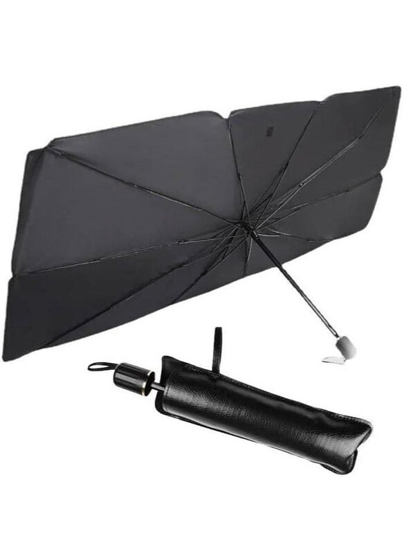 

DubaiGallery Foldable Car Sunshade Windshield Umbrella in Car Covers, Black