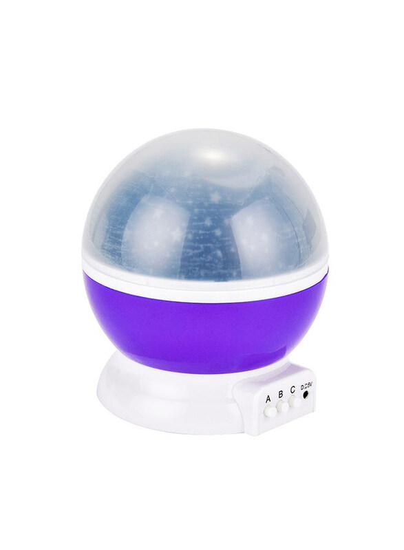 

Generic Rotating Abs LED Starlight Projector Lamp, Purple