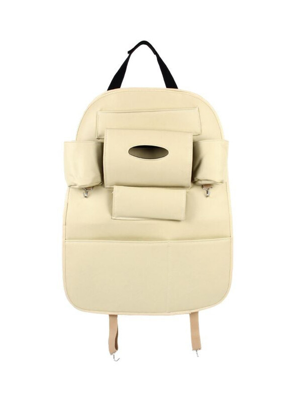 

Generic Car Back Seat Organizer Bag, CMS0524K, Beige