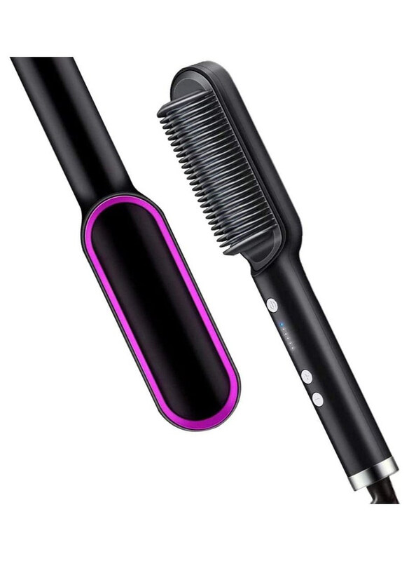 

DubaiGallery Hair Straightener Brush, Black
