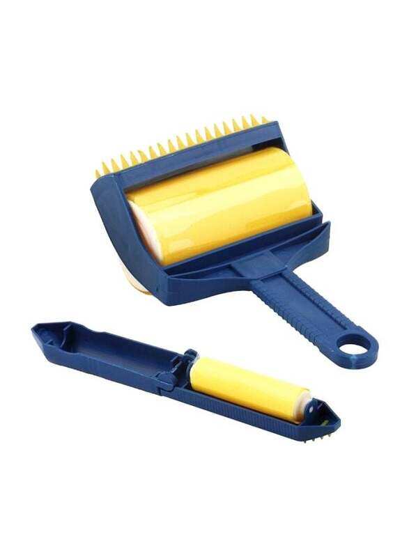 

Generic Sticky Picker Upper Buddy Roller, Yellow/Blue
