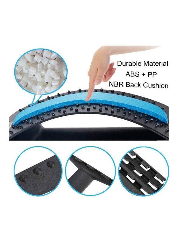 

XiuWoo Adjustable Back Stretcher Device with Magnetic Points, T133, Blue/Black