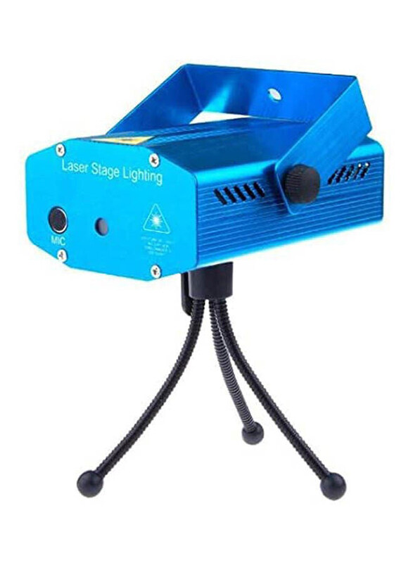 

Generic Mini Led Stage Light Lamp with R/G Laser Projector Stage, Blue