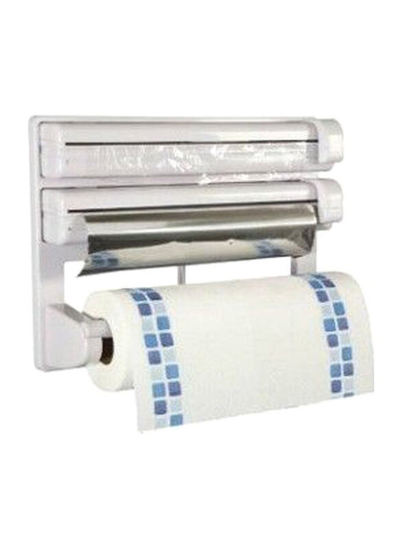

Generic Triple Paper Dispenser, White