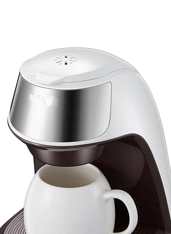 

Generic 0.3L Coffee Maker with Coffee Cup Set, 450W, KCF-CS2, White