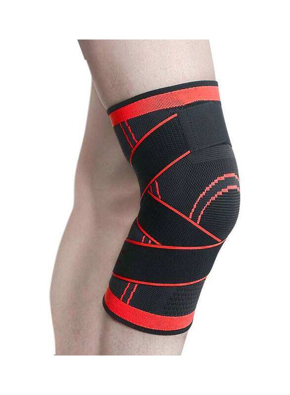 

Generic Pair Of Knee Support Compression Sleeves, Xtra Large, Red