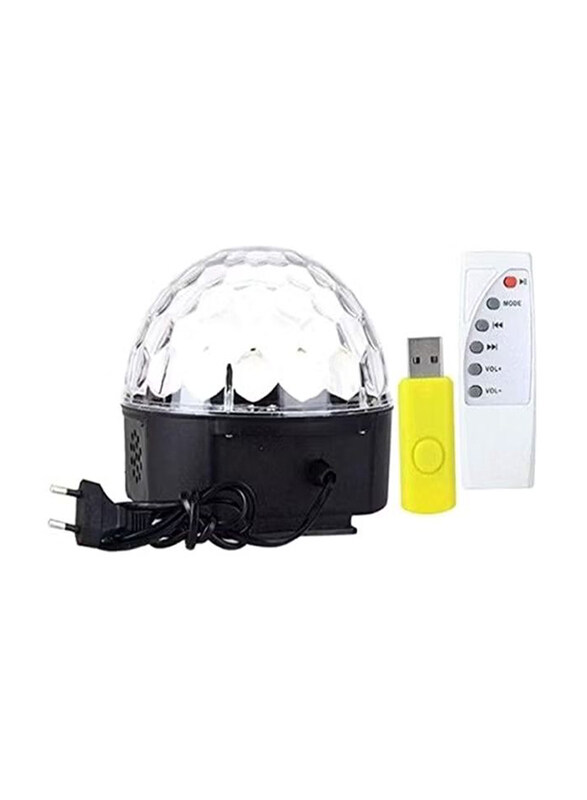 

Generic LED Magic Crystal Ball with Remote Control & Bluetooth, Multicolour