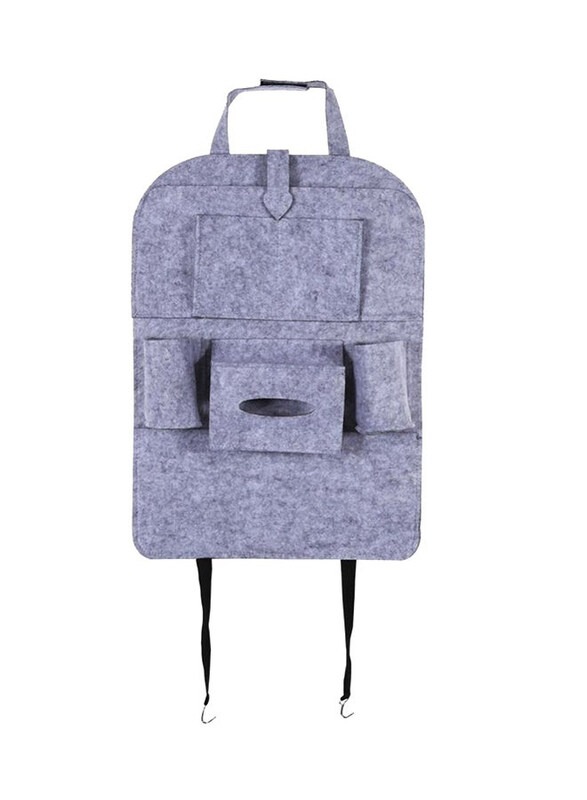 

Generic Car Auto Seat Back Multi-Pocket Storage Bag Holder Accessory, 1552409047-834, Light Grey