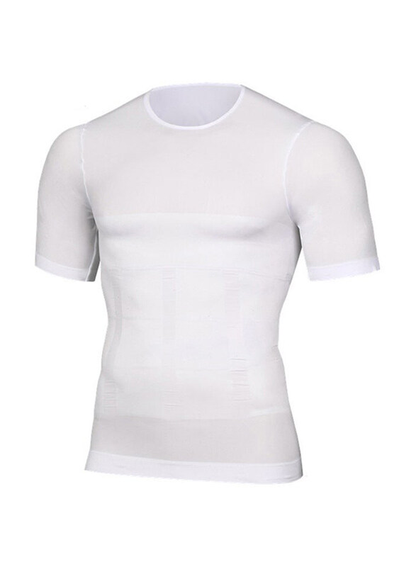 

Jolly Chic Plain Slimming Undershirt, White