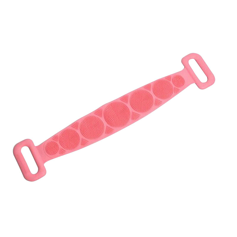 

Ehome Silicone Bath Body Brush, Pink, 15cm