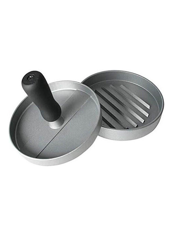 

Generic Manual Hamburger Press Burger Mould, Grey/Black