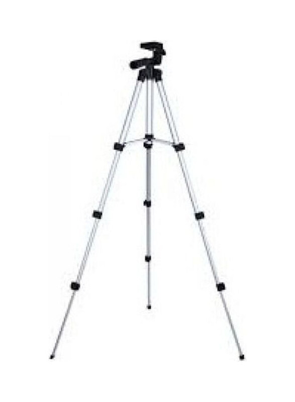 

Generic Portable Aluminium Alloy Stand Tripod For Camera and Mobile Phone, Silver/Black